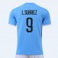 Uruguay VM 2022 Luis Suarez 9 Hjemme Landslagsdrakt Kortermet